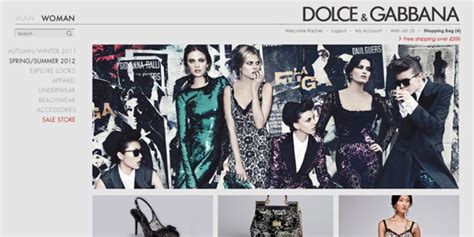 dolce & gabbana website.